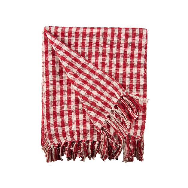 X 60 quot Gingham Check Throw Blanket Collection