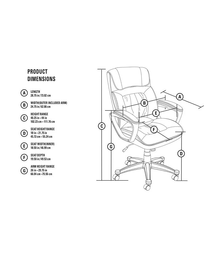 Serta Executive Office Chair