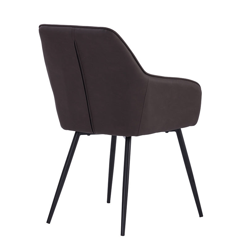 HAKON Dining Chair -  Brown & Black