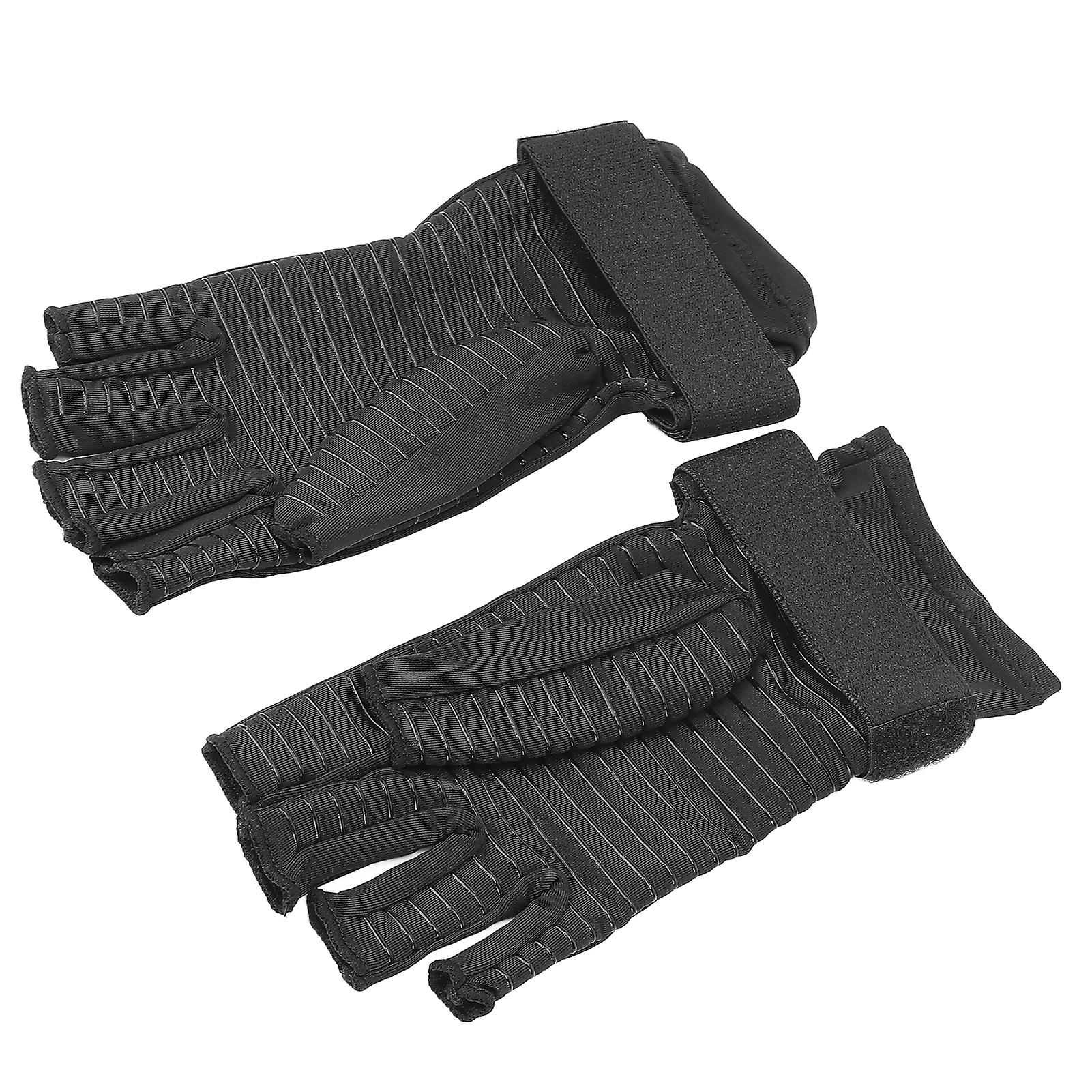 Half Finger Gloves Silicone Anti Slip Arthritis Compression Gloves For Finger Recovery Pain Relievings