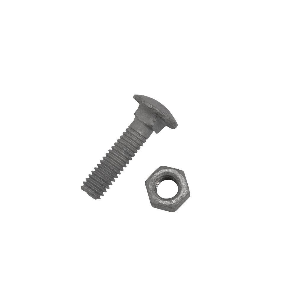 Everbilt 516 in. x 1-14 in. Galvanized Steel Carriage Bolt (20-Pack) 328502EB