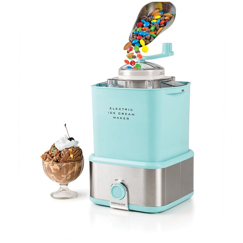 Nostalgia Electrics 2-qt. Electric Ice Cream Maker with Candy Crusher