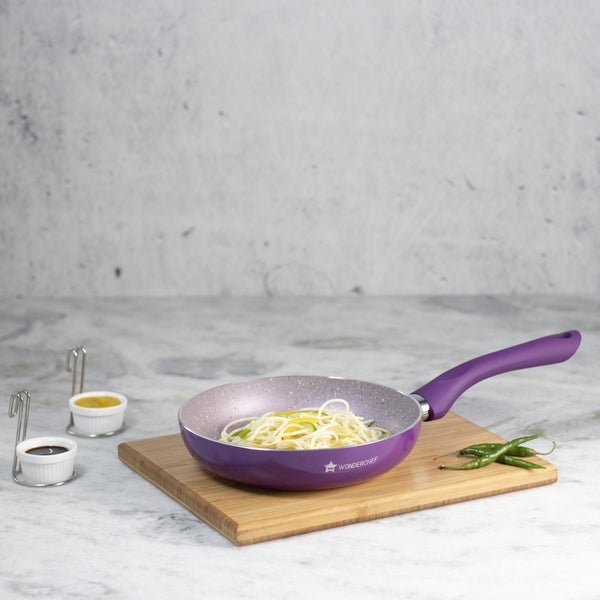 Wonderchef Royal Velvet Fry Pan Skillet Tawa 20 cm Violet