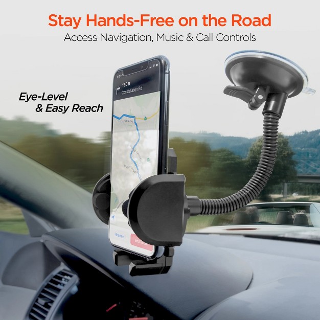 Hypergear Universal Windshield Phone Mount Black