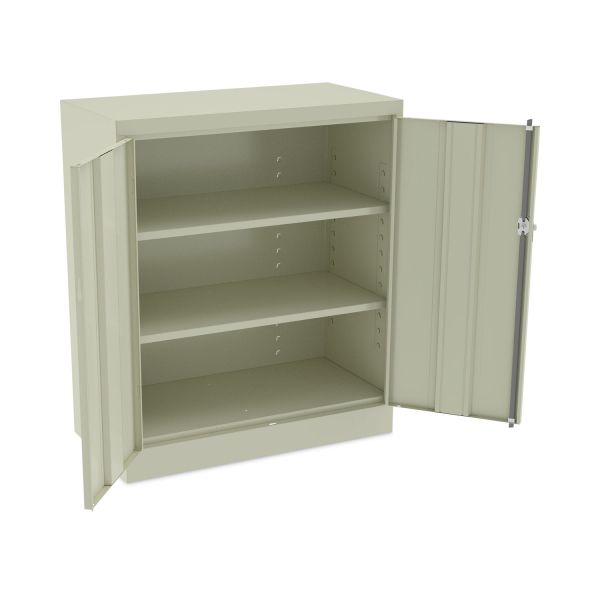 Alera Economy Assembled Storage Cabinet， 36w x 18d x 42h， Putty