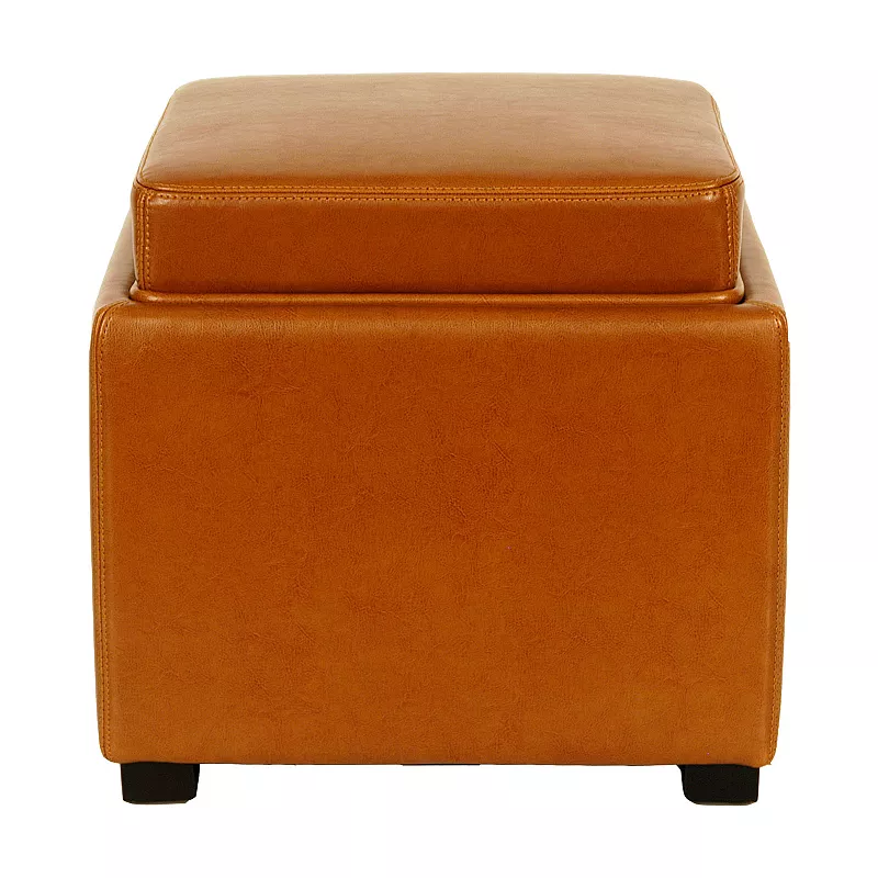 Safavieh Bobbi Tray Storage Ottoman