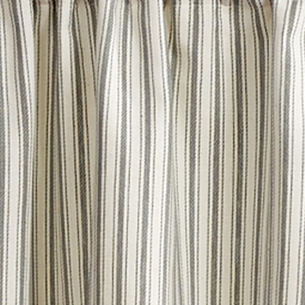 Park Designs Ticking With Ball Fringe Swags 72 X 36