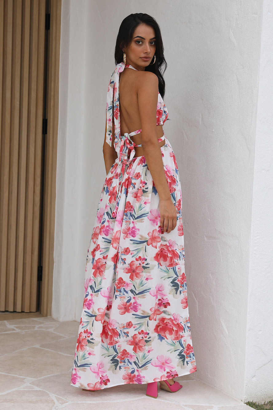 Rising Love Maxi Dress Floral