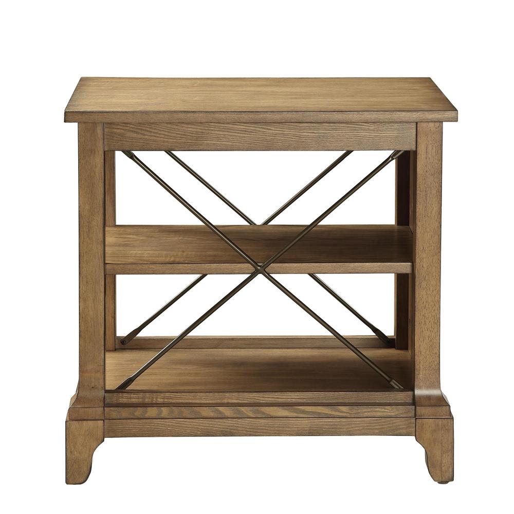 Acme Furniture Hiroko Oak Side Table