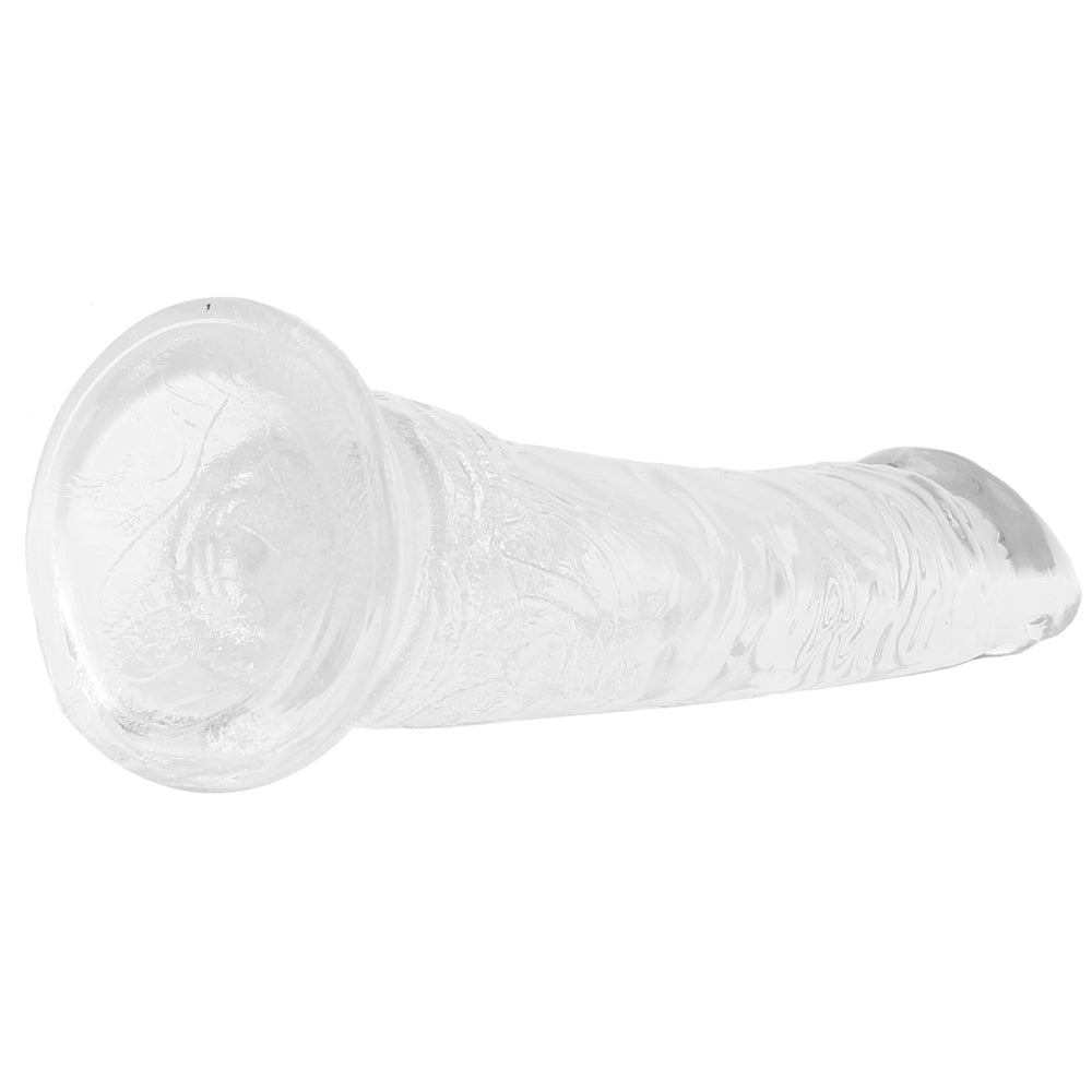 King Cock 8 Inch Dildo in Clear