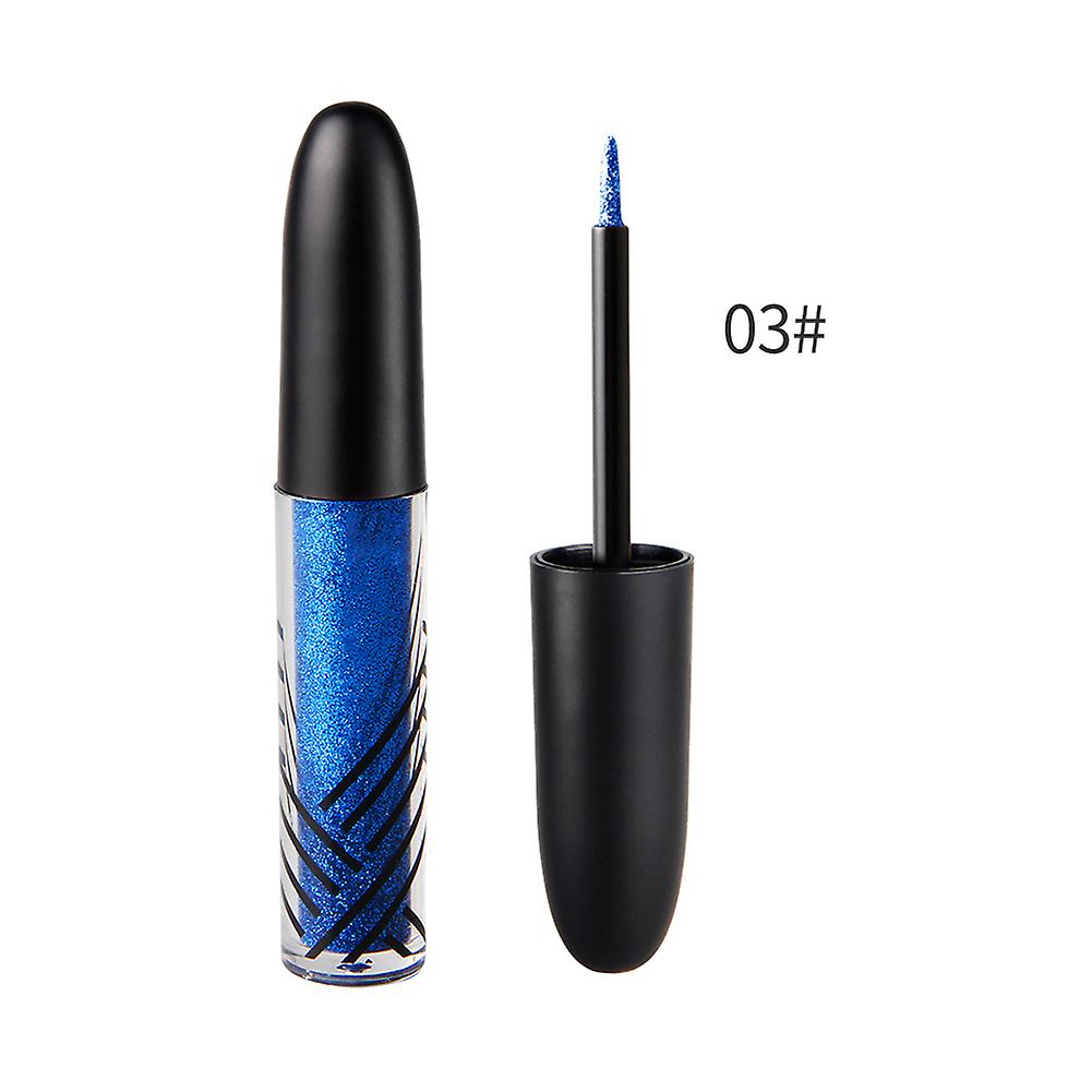 Glitter Eyeline Liquid Metallic Eye Makeup Shining Eyeliner Cosmetic 03#