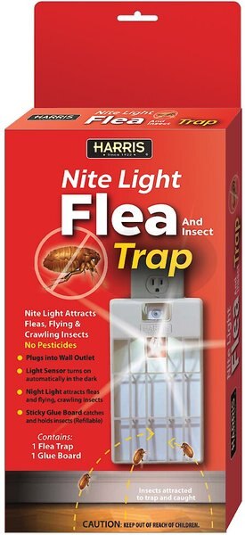 Harris Nite Light Flea and Insect Trap Plug-In