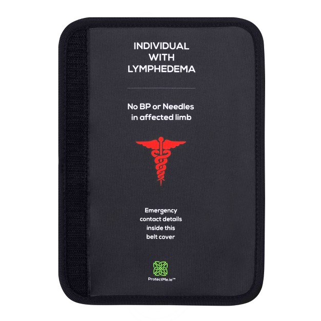 Protectme Medical Identification Seatbelt Cover Individual With Lymphedema