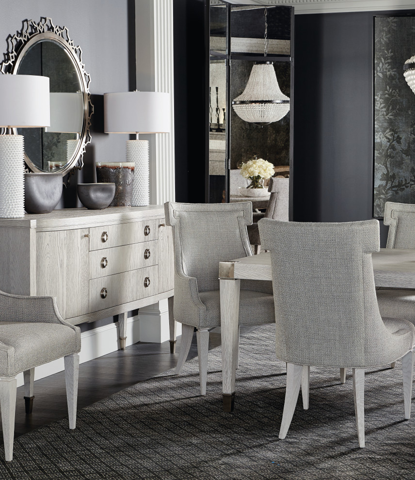 Bernhardt Domaine Blanc Side Chair   Transitional   Dining Chairs   by HedgeApple  Houzz