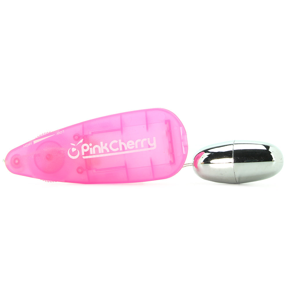 FantasyCherry Slim Teardrop Bullet Vibrator in Pink