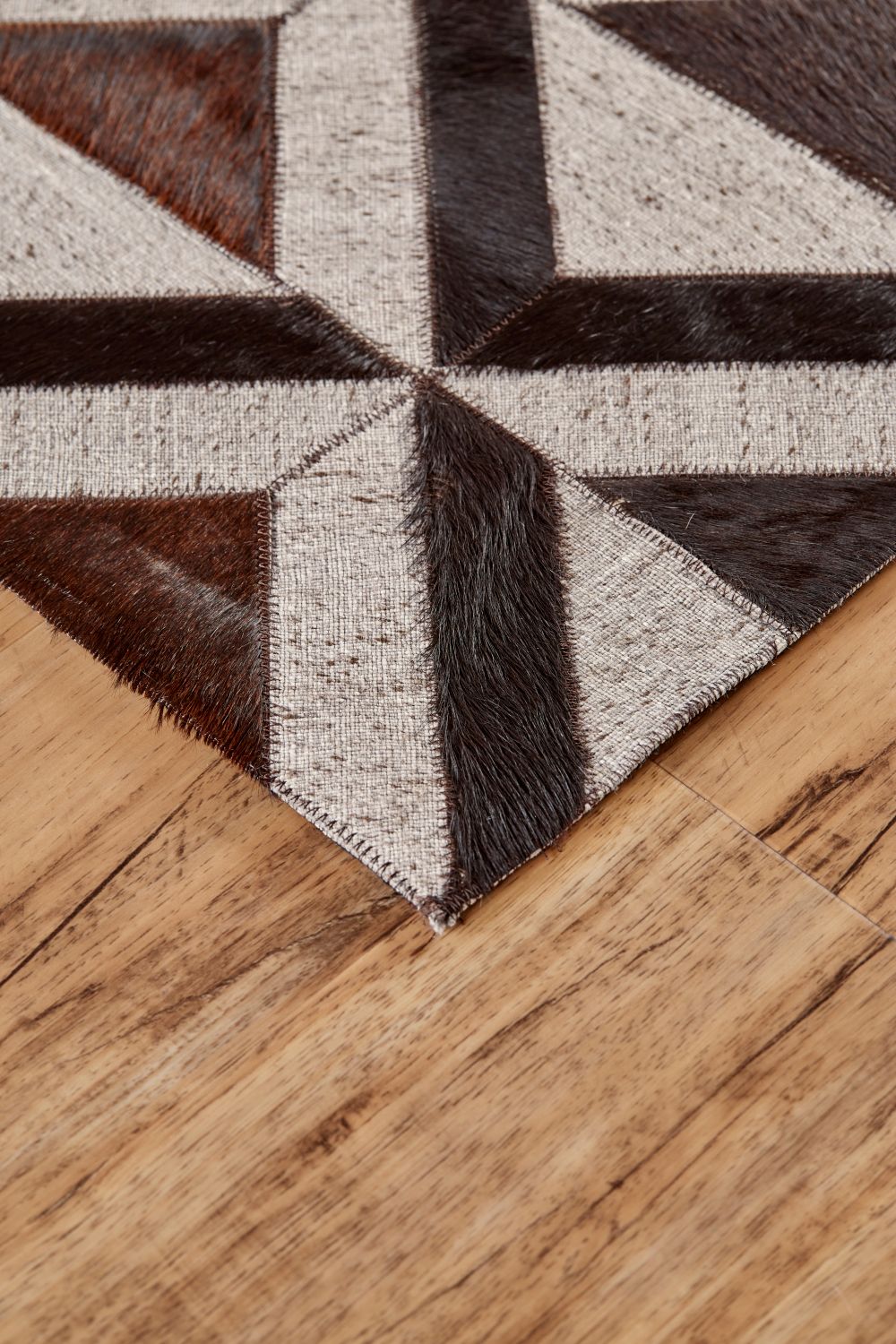 Canady Gray and Brown Rug by BD Fine