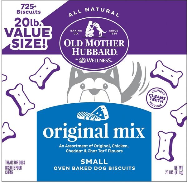 Old Mother Hubbard by Wellness Classic Original Mix Natural Small Oven-Baked Biscuits Dog Treats