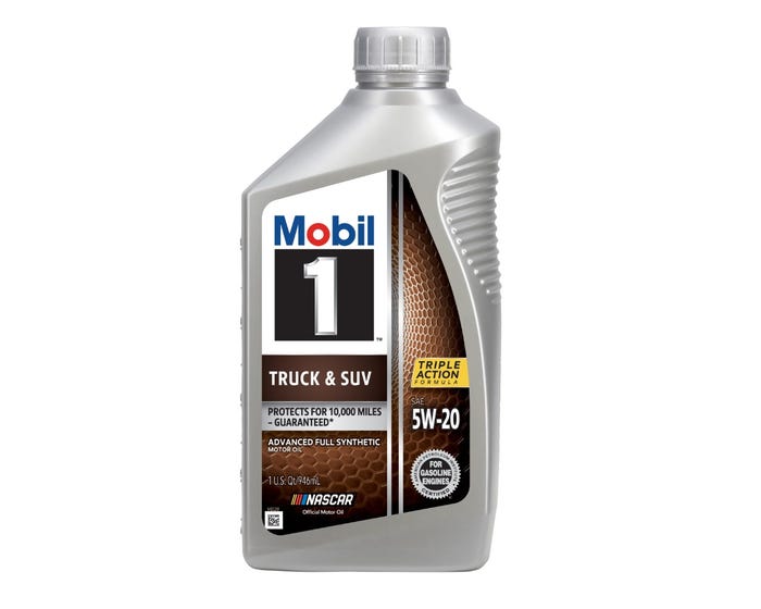 Mobil 1 Truck  SUV Advanced Full Synthetic Motor Oil， 5W-20， 1 Quart - 124574