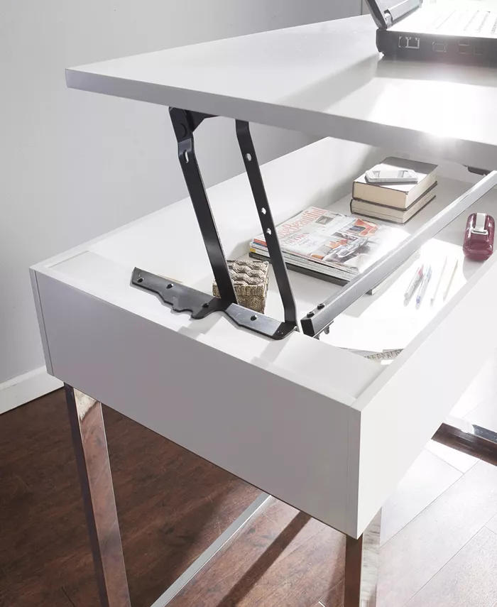 Southern Enterprises Ghent Adjustable Height Sit Stand Desk