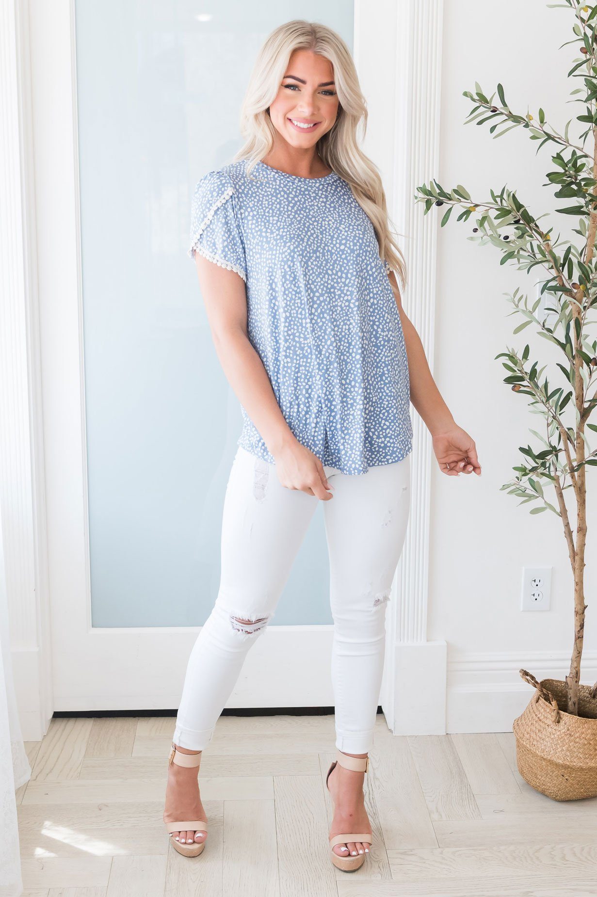 Best Days Ahead Modest Blouse