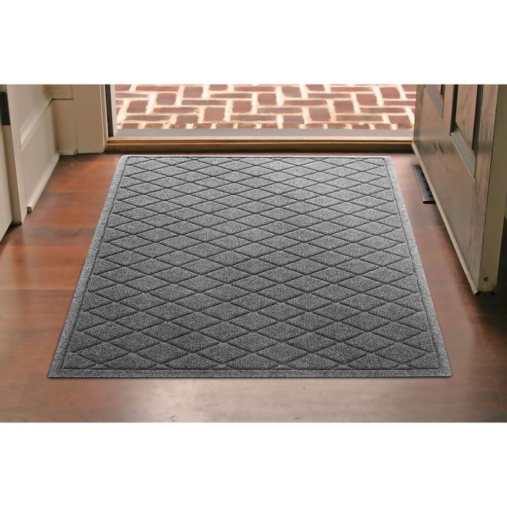 WaterHog Argyle 34 in. x 52 in. Door Mat   34\