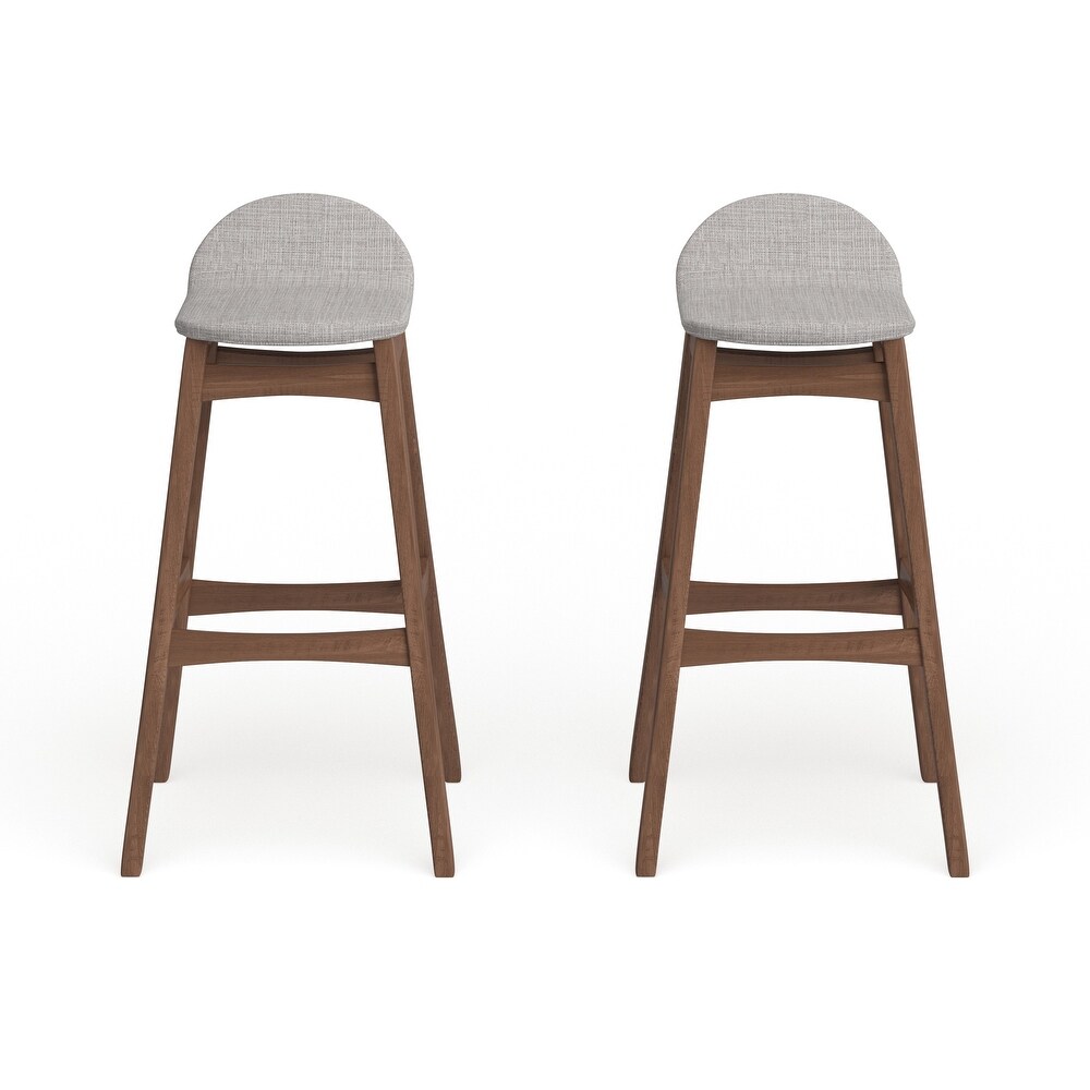 Simple Living Axel Mid century Modern 30 inch Bar Stool (Set of 2)