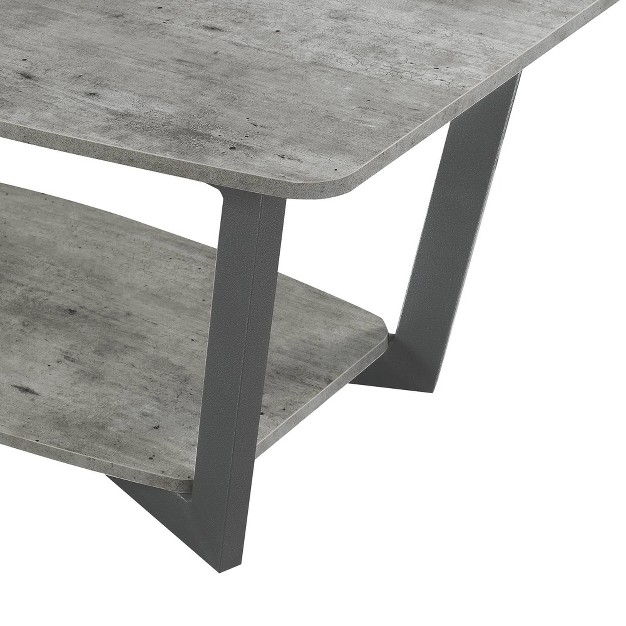 Graystone Coffee Table With Shelf Breighton Home