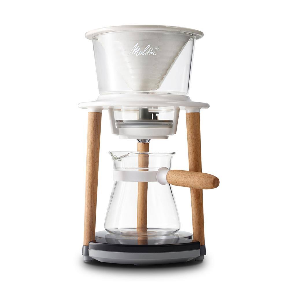 Melitta Senz V 2-Cup Pour-Over White Coffee Maker MEL-MSP002WULWH0