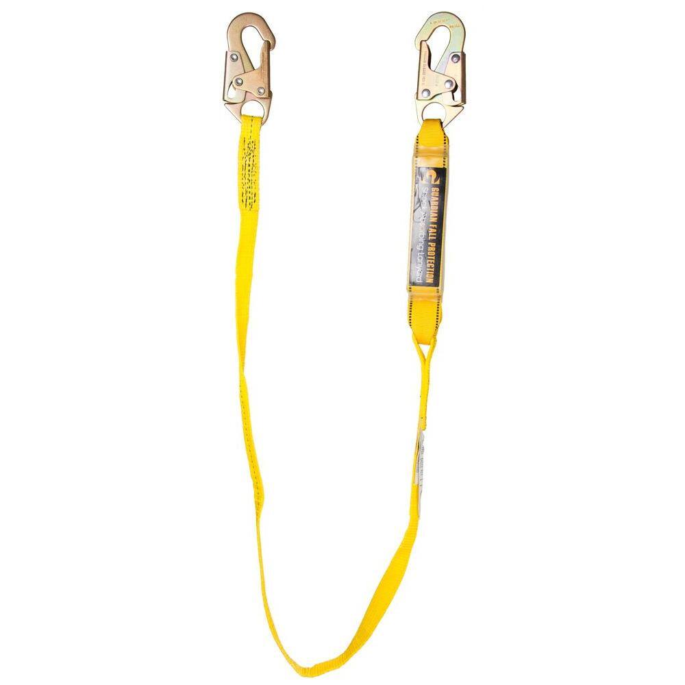 Guardian Fall Protection 6 ft. Shock Absorbing Lanyard 01220