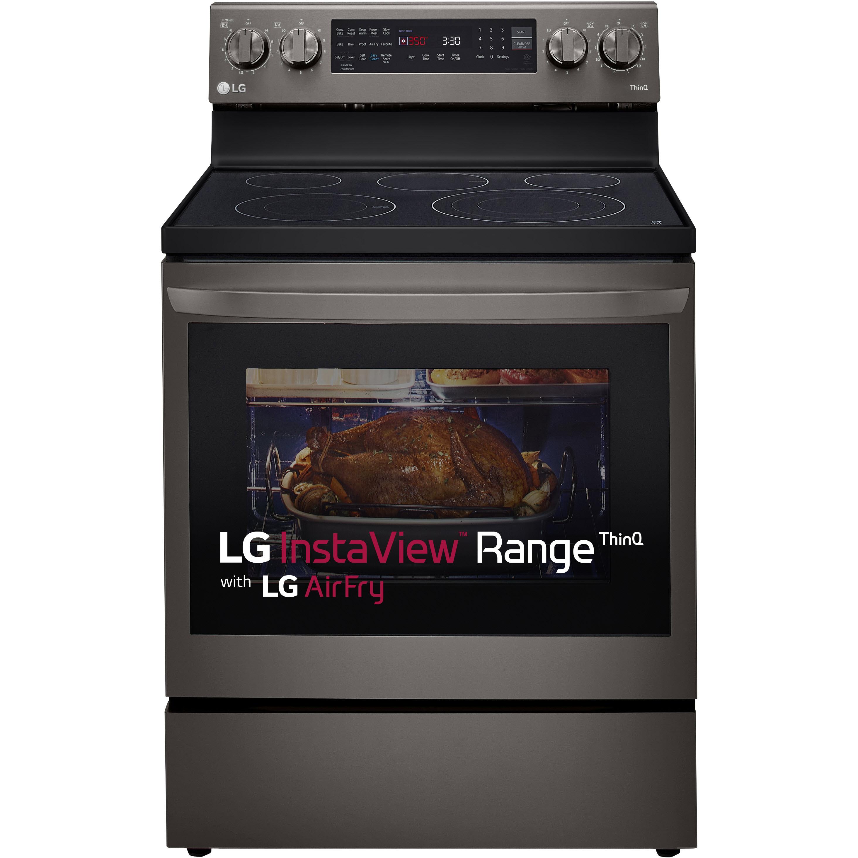 LG 30-inch, 6.3 cu.ft. Freestanding Electric Range with Wi-Fi Connectivity LREL6325D