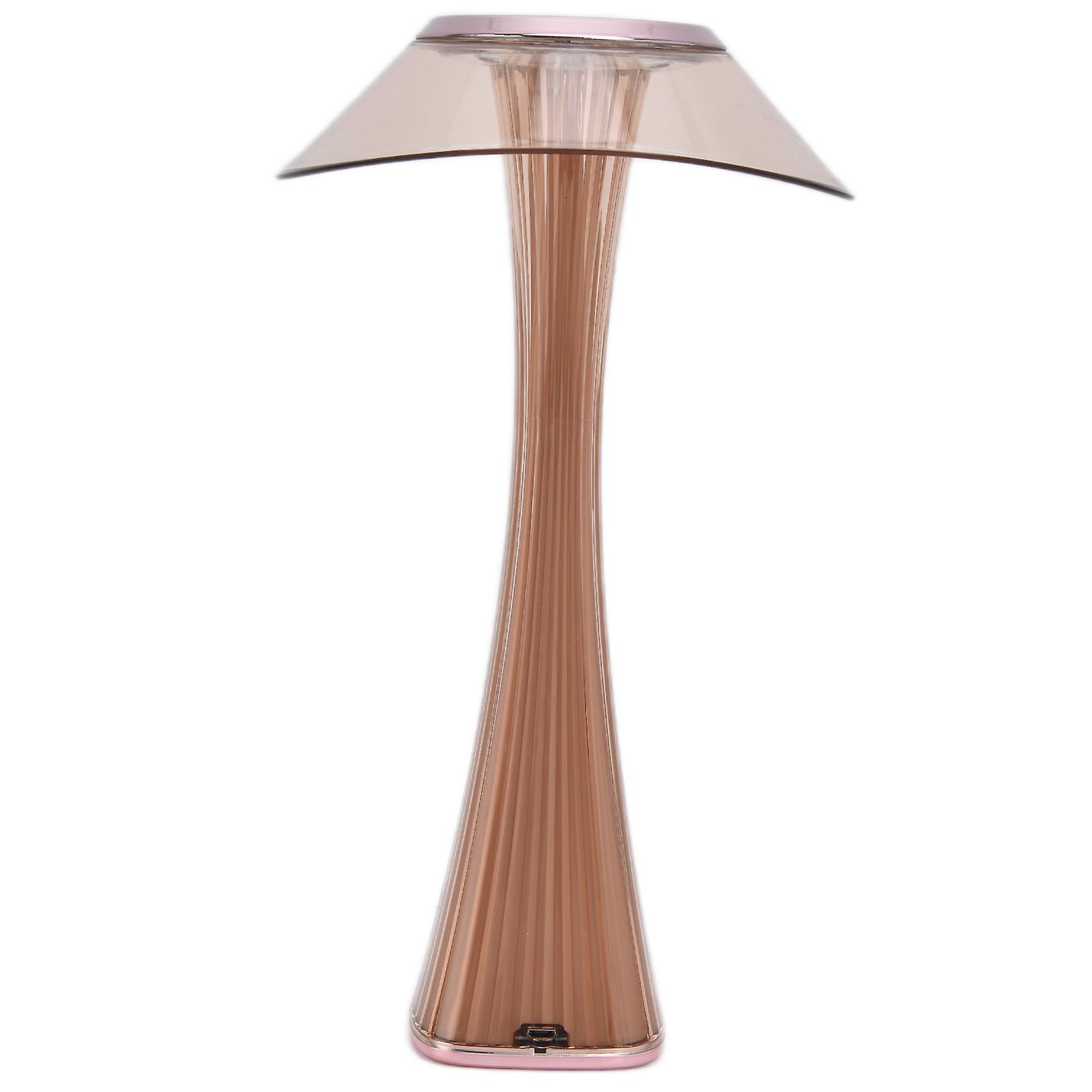 Small Waist Led Table Lamp Soft Dimming Reading Lamp Touch Usb Charging Decorative Lightrose Gold 2784384