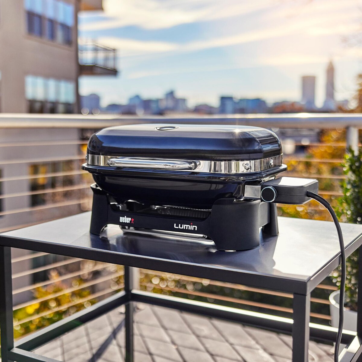 Weber Lumin Compact Portable 1560 Watt Electric Grill