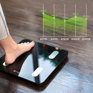 Etekcity Smart Fitness Scale with Resistance Bands in Black SHHMBFECSUS0018