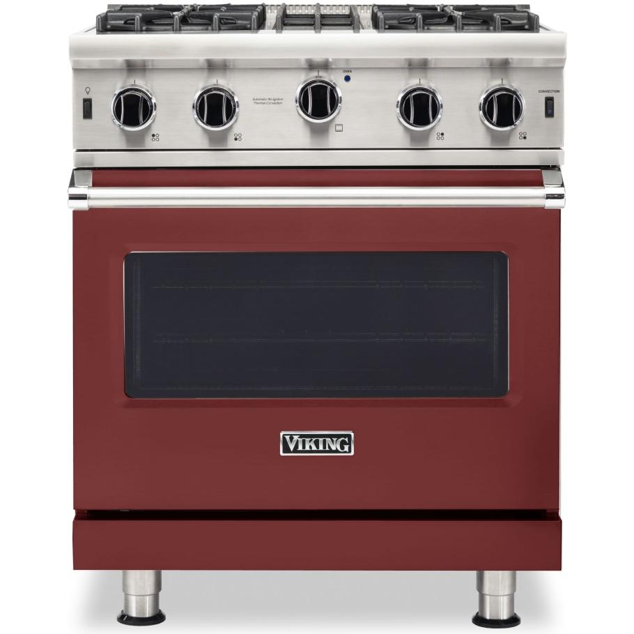 Viking 30-inch, 4.0 cu.ft. Freestanding Gas Range with Convection Technology VGIC5302-4BRELP