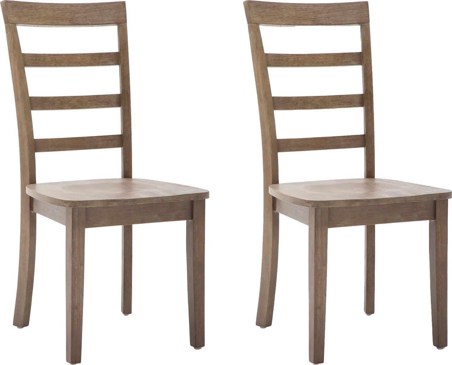 Boulder Dining Chair Set of 2 [Barnwood WireBrush]  Crowdfused