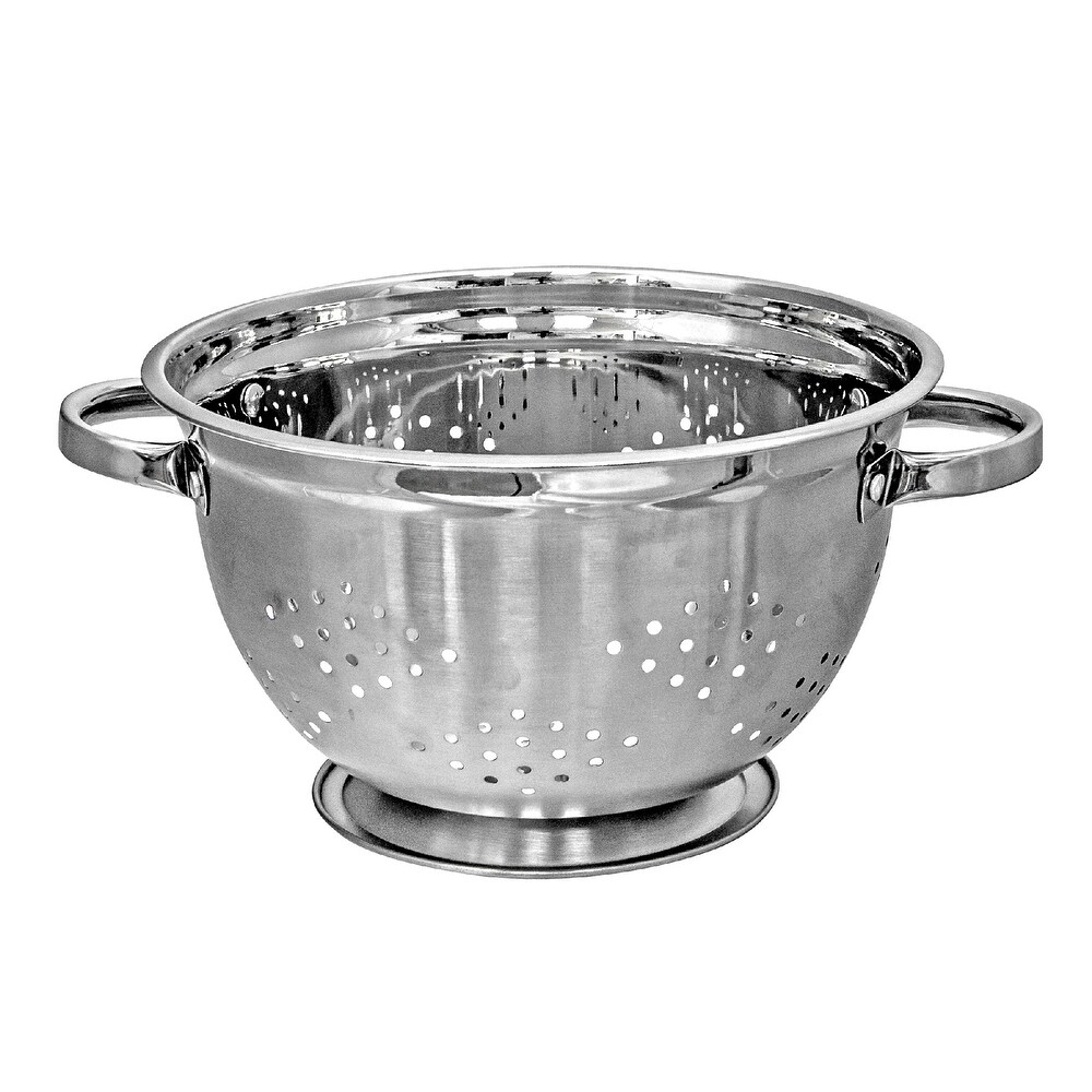 IH Casa Decor Stainless Steel Deep Colander With Handles 13\