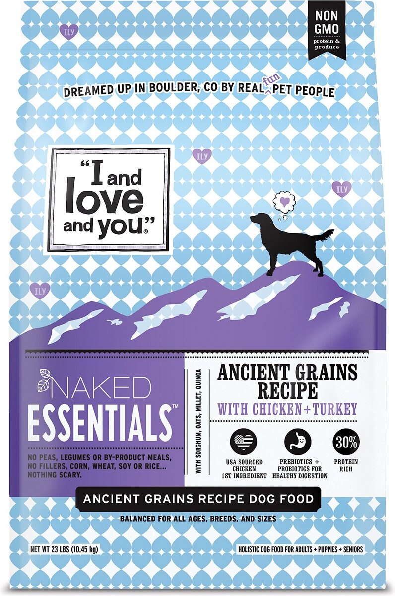 I and Love and You Naked Essentials Ancient Grain Chicken and Turkey Recipe Dry Dog Food