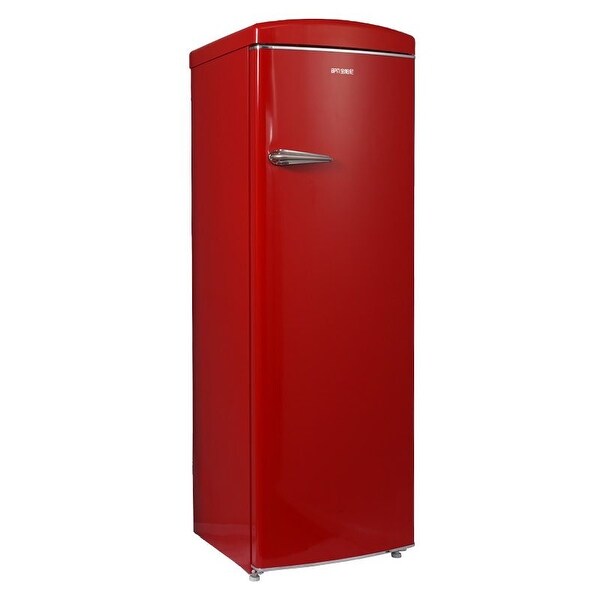 24 in. 11 cu. ft. Classic Retro Single Door Refrigerator