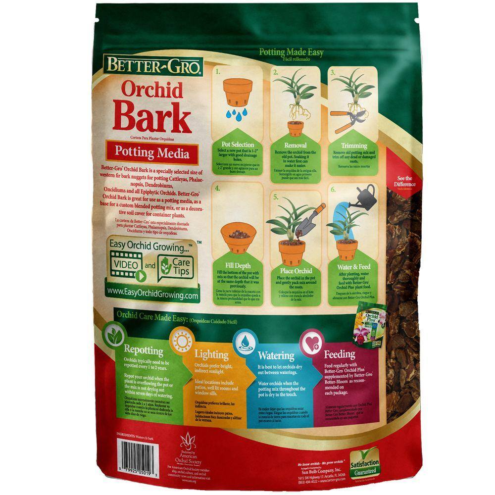 Better-Gro 8 qt. Orchid Bark Twin Pack 50193