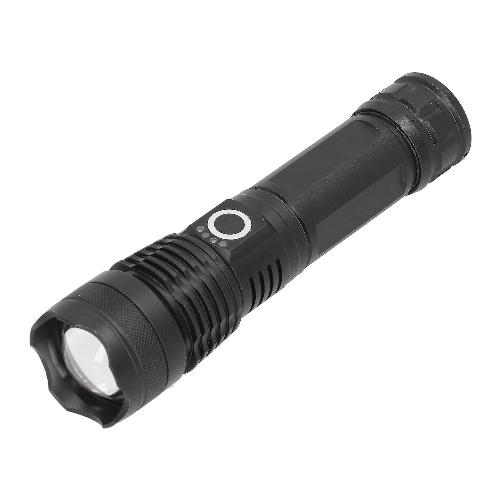 P50 Led Flashlight Battery Indicate Usb Charging 20w Ultra Bright Flashlight For Outdoor Lighting