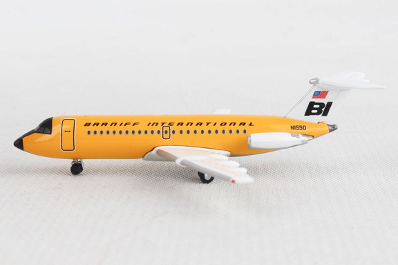 Corgi HE533003Herpa Braniff Bac1 11 200 1/500 Ochr...