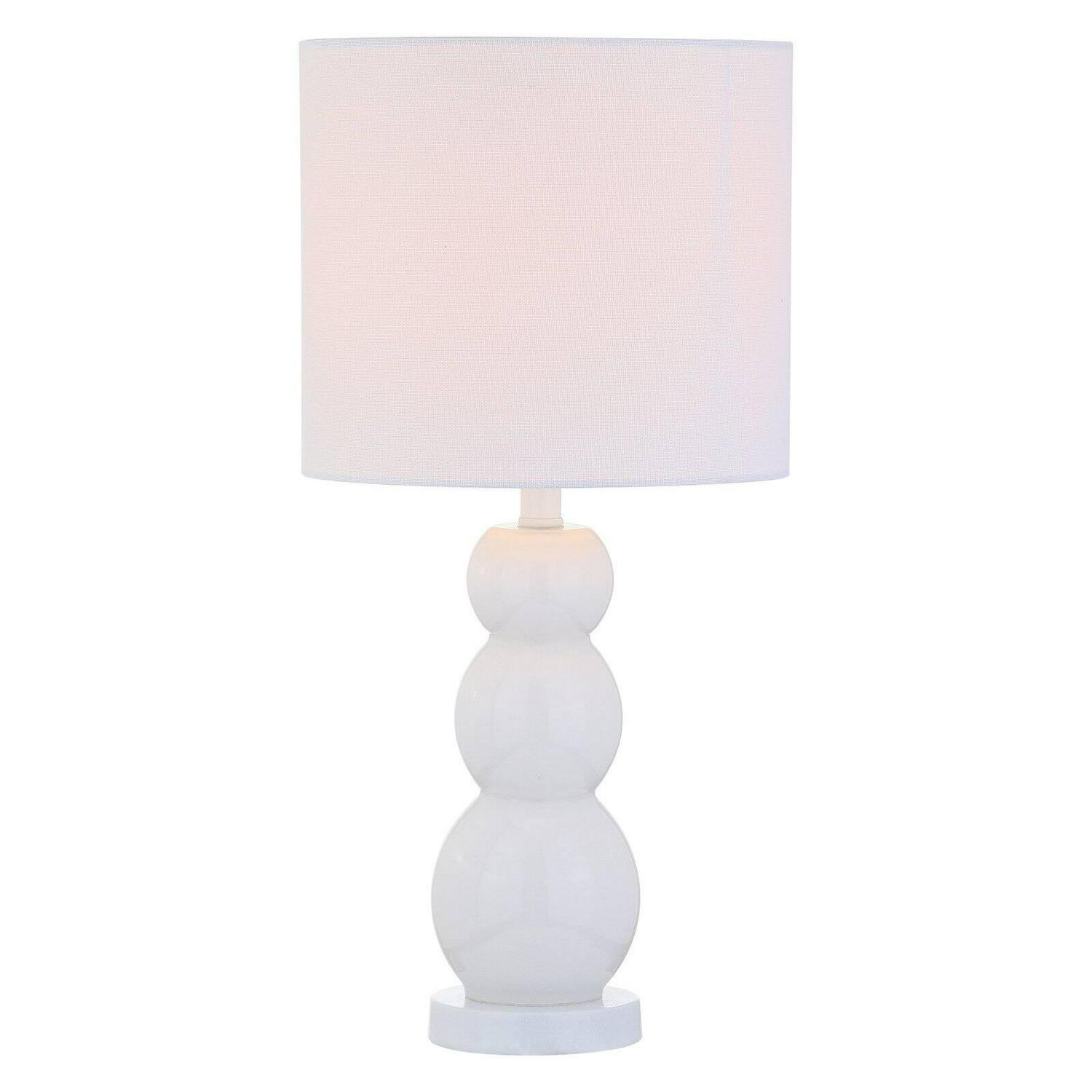 Safavieh Cabra 18.75 in. High Gourd Table Lamp， White