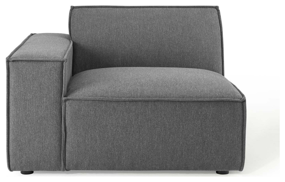 Sectional Sofa Set  Fabric  Dark Grey Gray  Modern  Living Lounge Hospitality   Modern   Sectional Sofas   by House Bound  Houzz