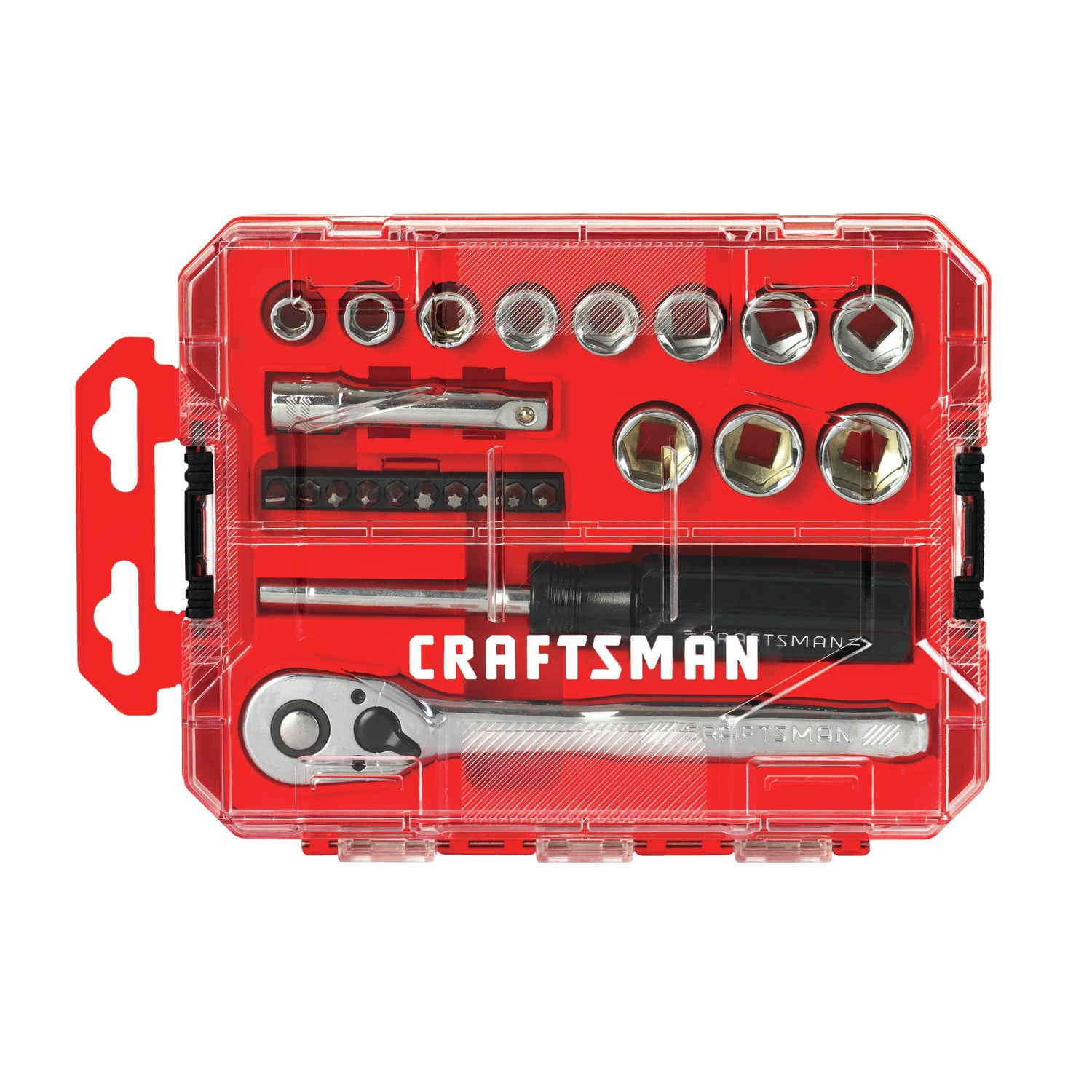 Craftsman 3/8 in. drive Metric 6 Point Nano Mechanic\u0027s Tool Set 24 pc