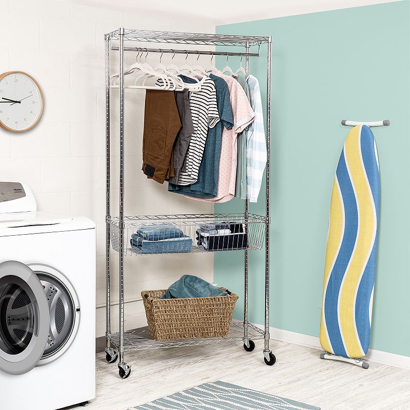 Honey-Can-Do Rolling Laundry Station