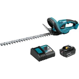 Makita 22 in. 18V LXT Lithium-Ion Cordless Hedge Trimmer Kit with Battery 4.0Ah and Charger XHU02M1