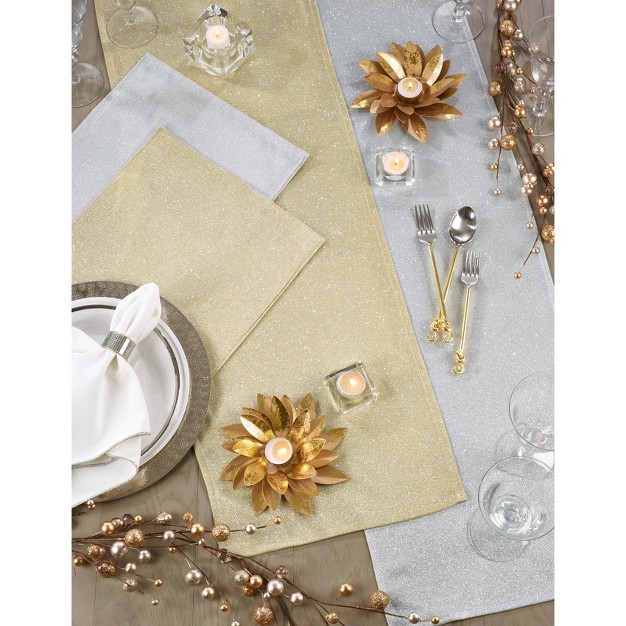 Saro Lifestyle Saro Lifestyle Shimmering Design Modern Table Runner