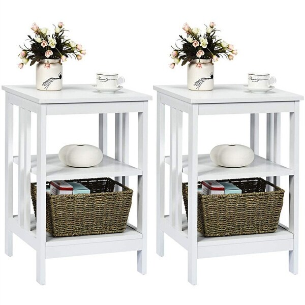 3-Tier End Table Set of 2