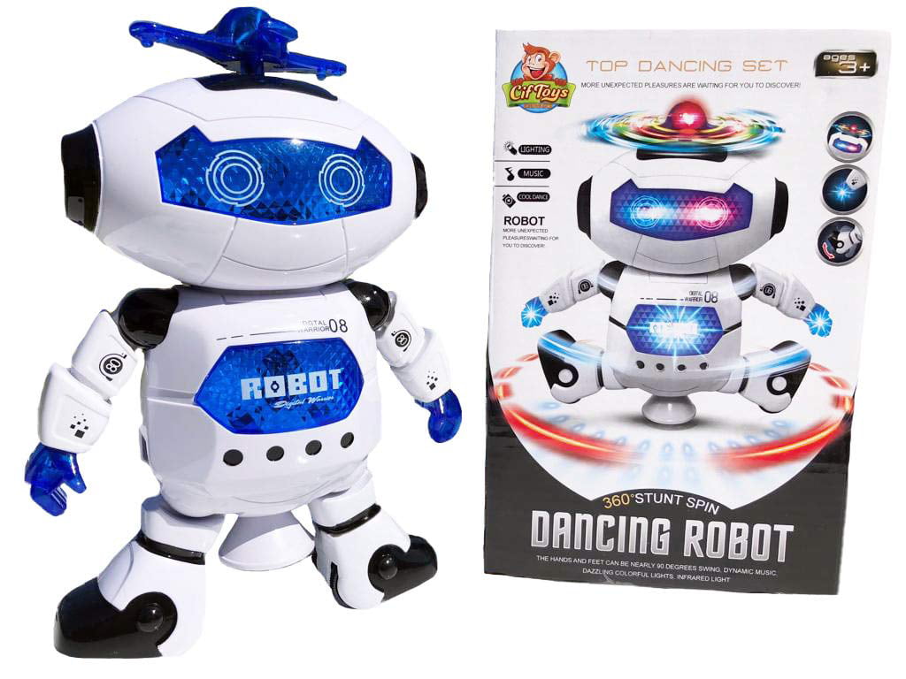 CifToys Electronic Walking Dancing Robot Toy - Toddler Toys - Best Gift for Boys and Girls 3 Years Old