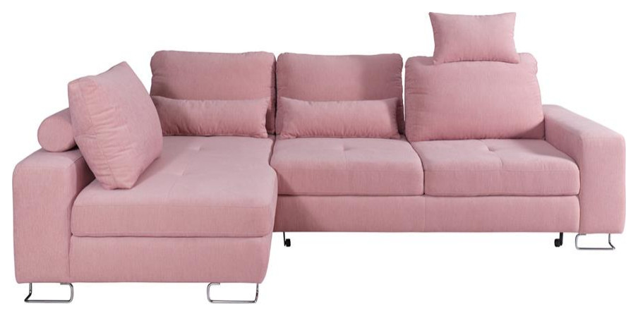 Tyson Sectional Sleeper Sofa  Left   Contemporary   Sleeper Sofas   by Table World  Houzz